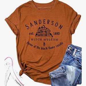 Hocus Pocus/ Sanderson Witch Museum Graphic Tee - Orange